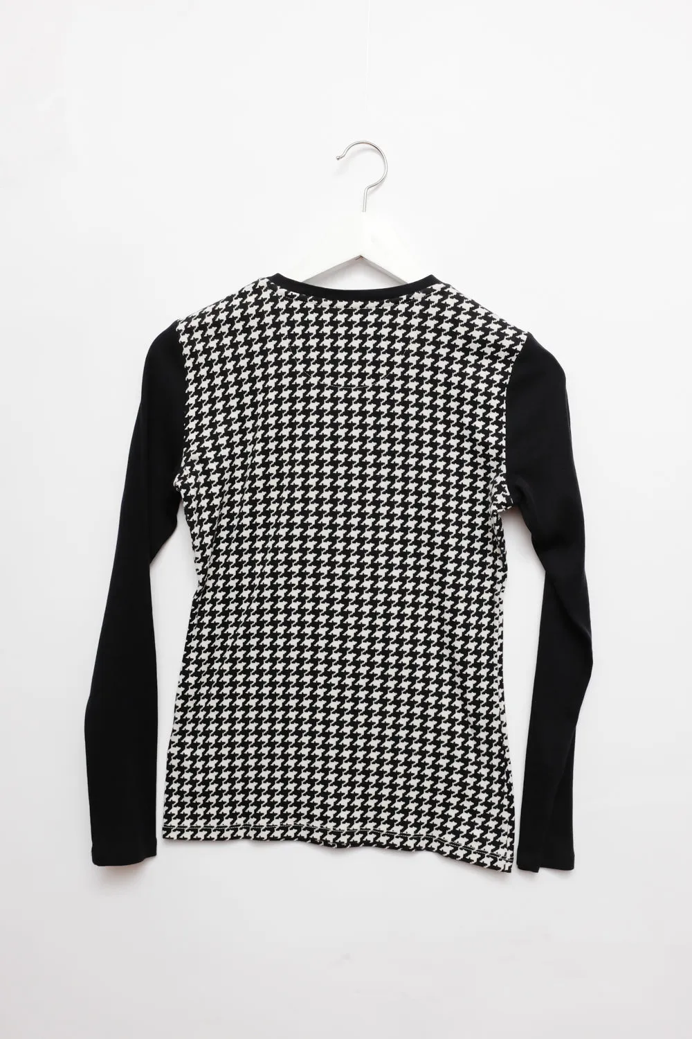 0040_RALPH LAUREN HOUNDSTOOTH COTTON SWEATER