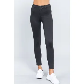 5-pockets Shape Skinny Ponte Mid-rise Pants