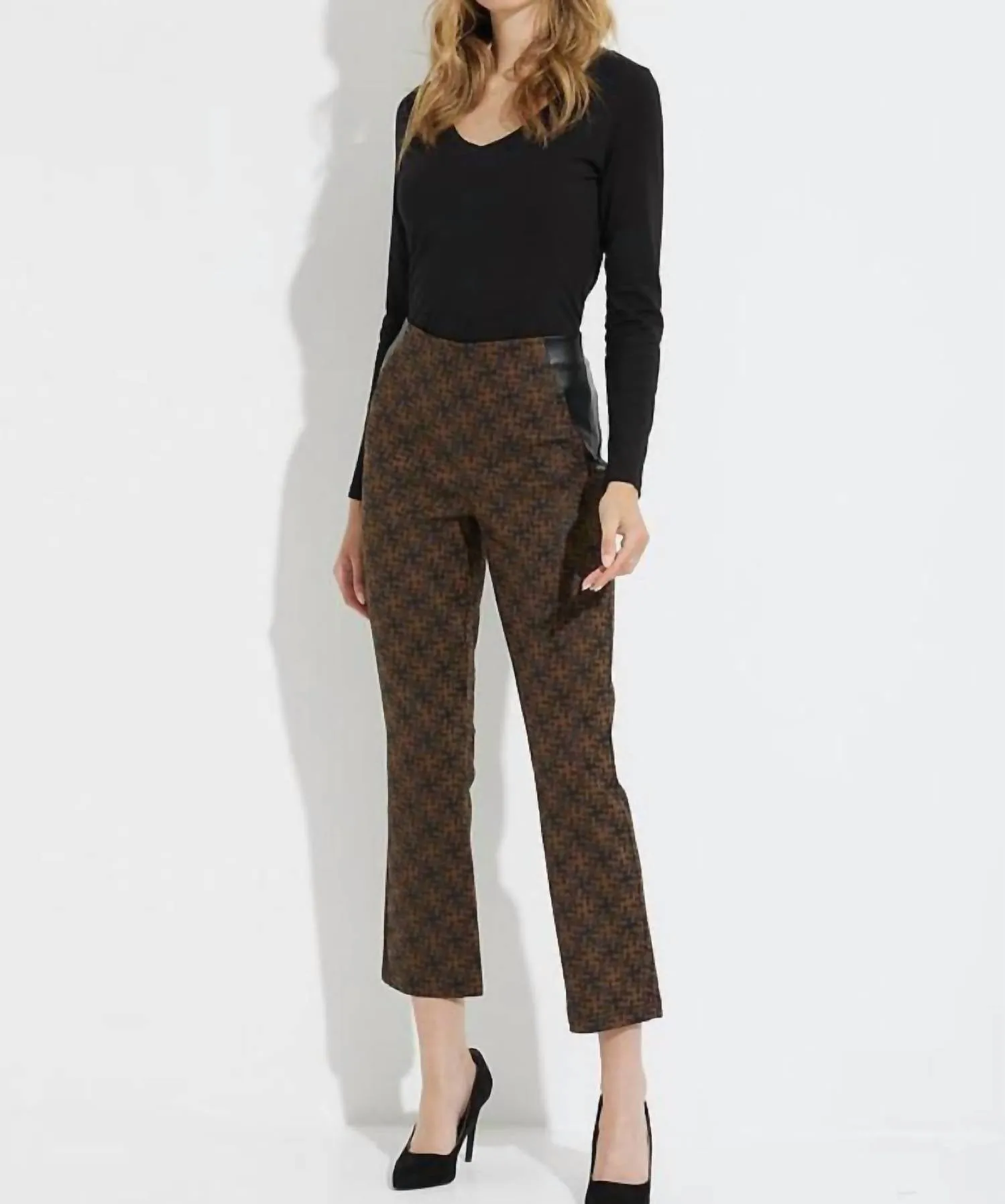 '78 Ankle Pant In Black Brown