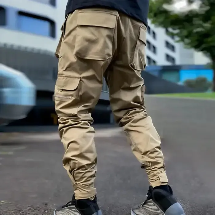 Adventure-Ready Reflective Utility Cargo Pants for Versatile Outdoor Exploration