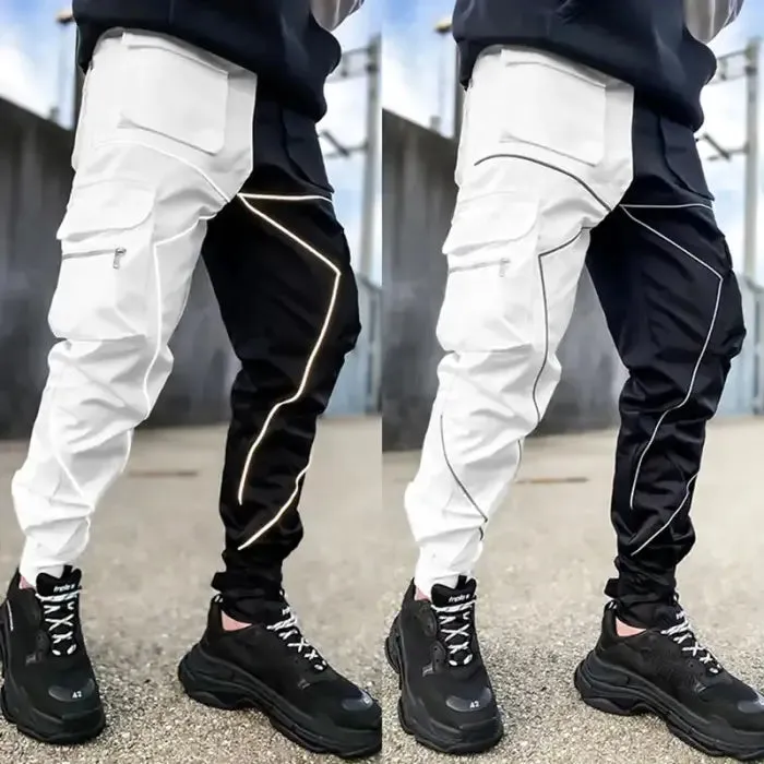 Adventure-Ready Reflective Utility Cargo Pants for Versatile Outdoor Exploration