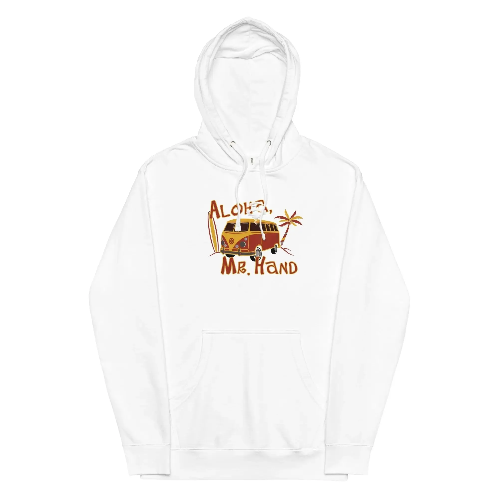 Aloha Mr. Hand! Unisex midweight hoodie