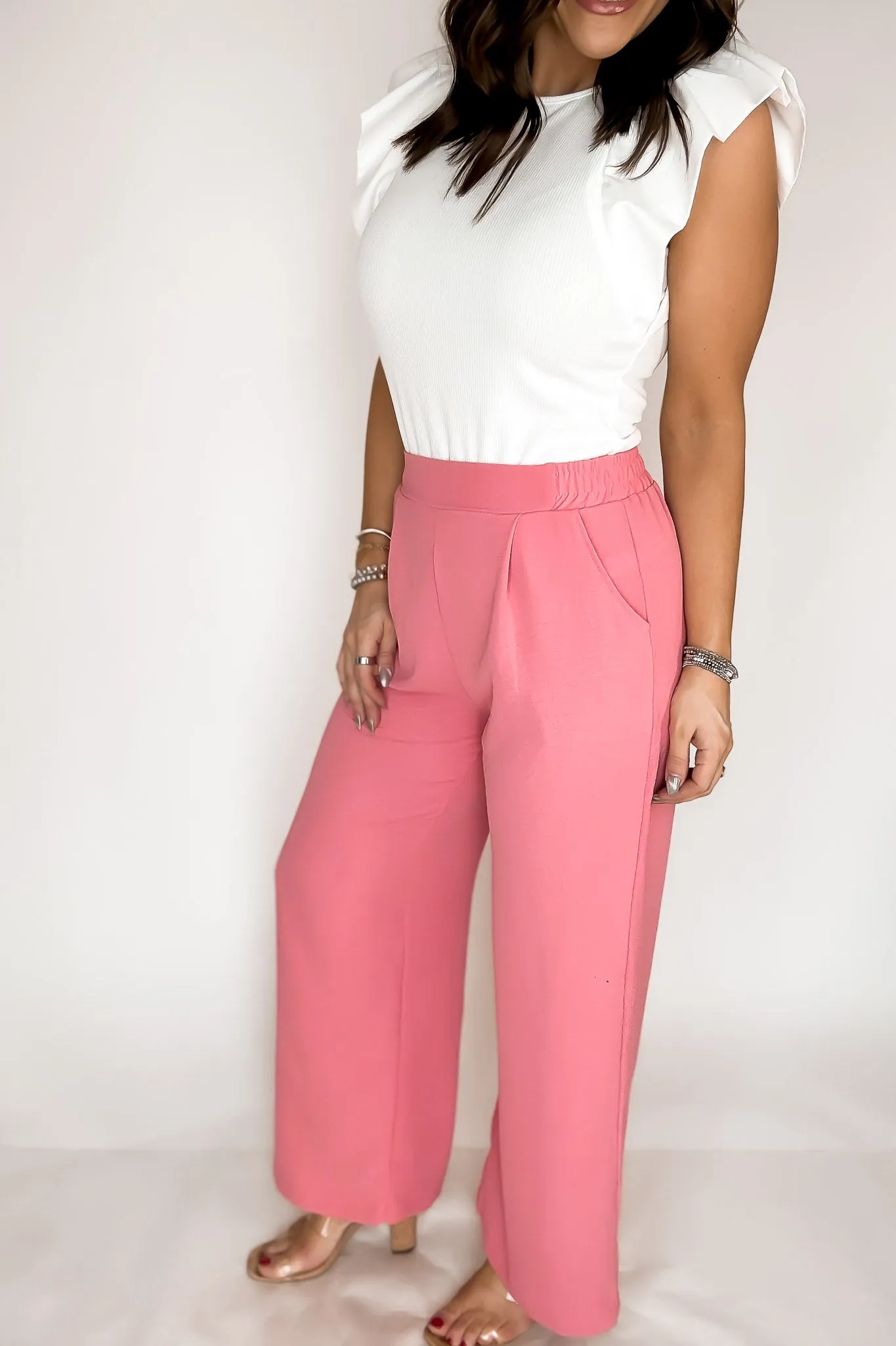 Amazing Rose Wide Leg Pants