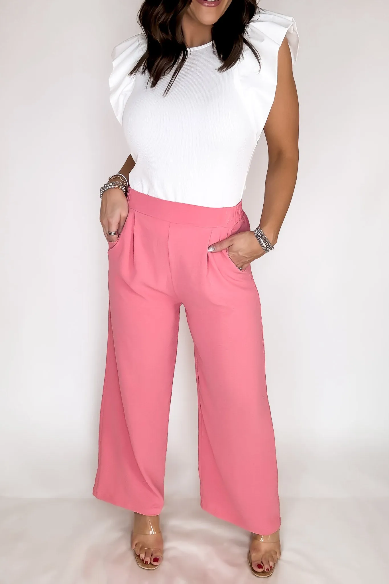 Amazing Rose Wide Leg Pants