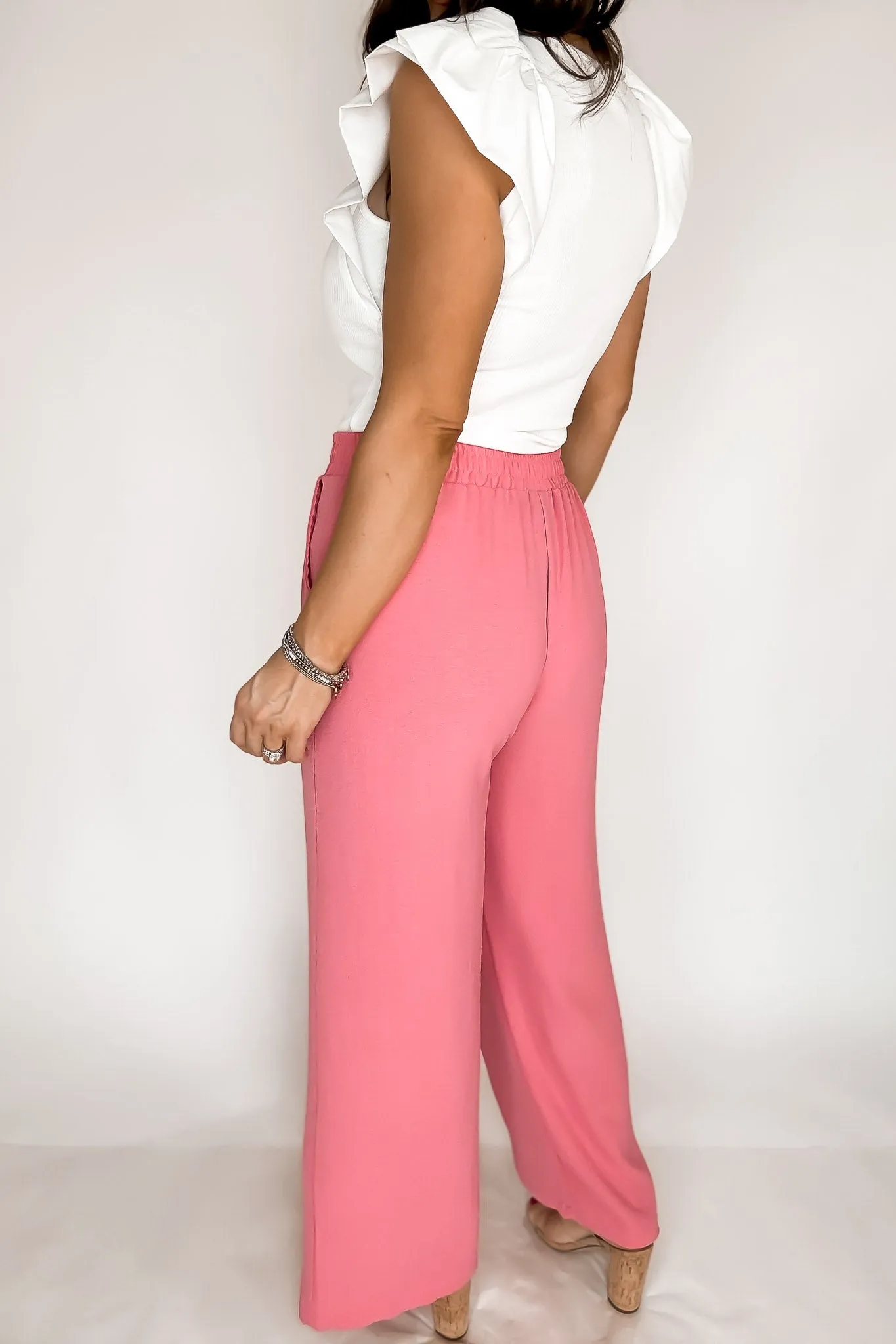 Amazing Rose Wide Leg Pants