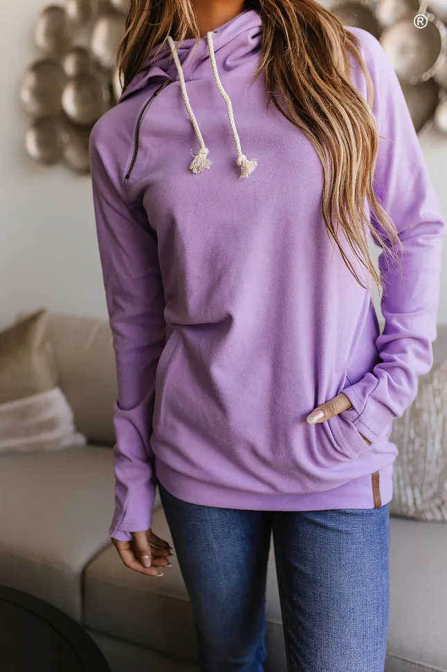 Ampersand Avenue - Doublehood Sweatshirt - Wisteria