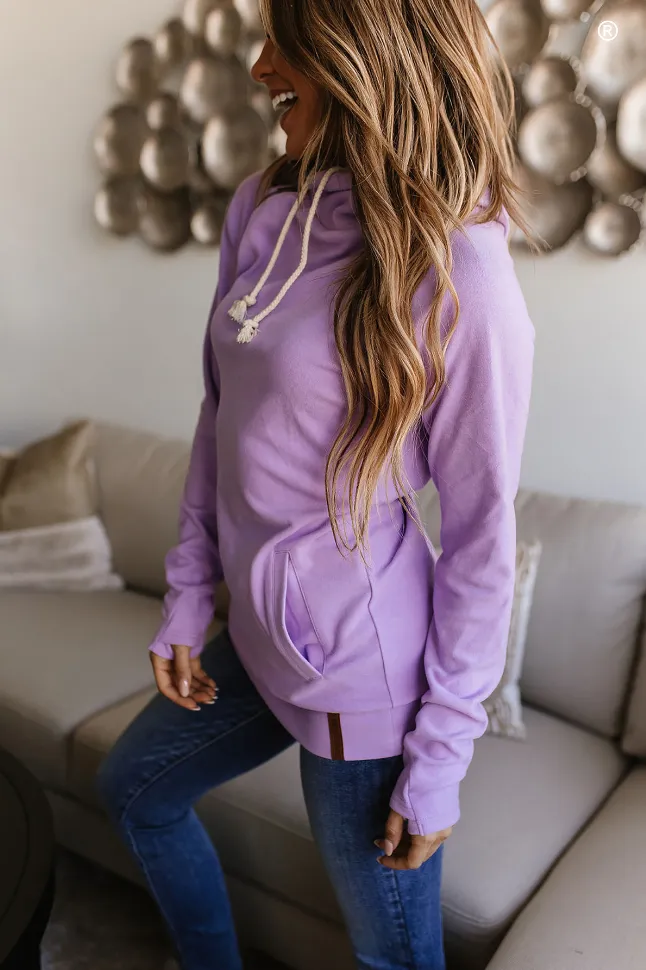 Ampersand Avenue - Doublehood Sweatshirt - Wisteria