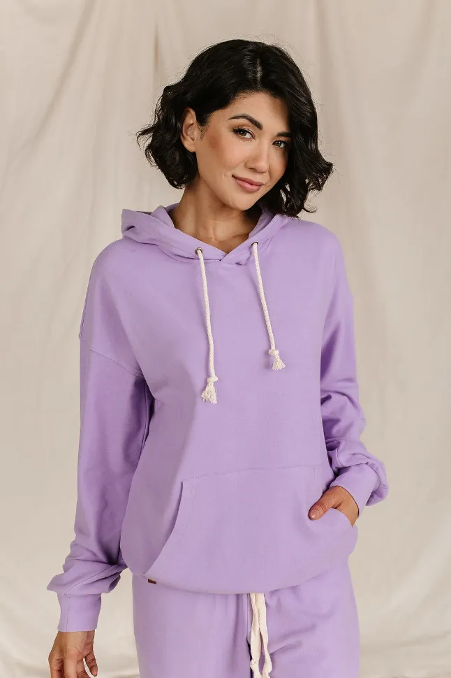 Ampersand Avenue Performance Fleece University Hoodie - Wisteria