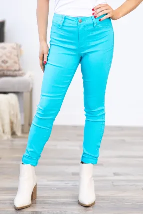 AQUA HYPERSTRETCH SKINNY MIDRISE PANTS