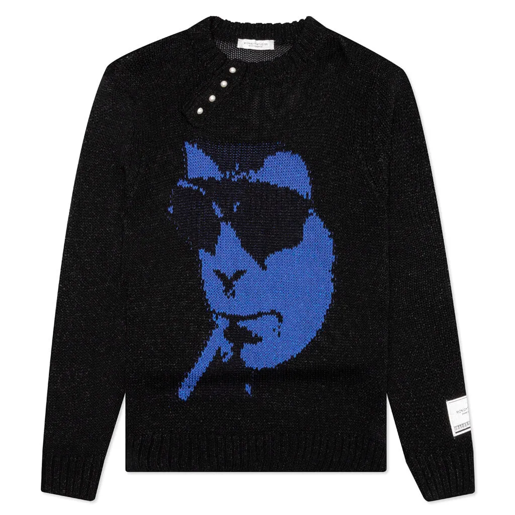 Baby Face Sweater - Black