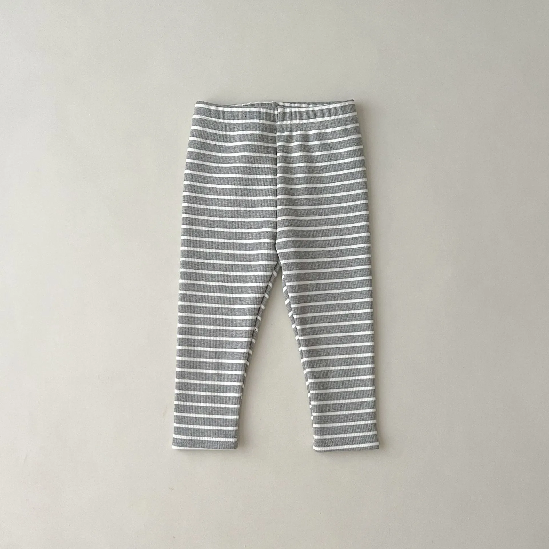 Baby Kid Girls Solid Color Striped Pants Wholesale 231130142