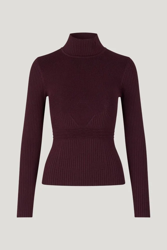 Baum CARMA Sweater Burgundy