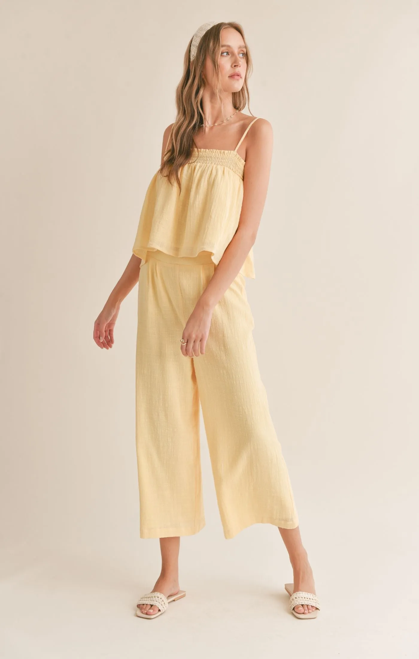 Bird Song Wide Leg Pants