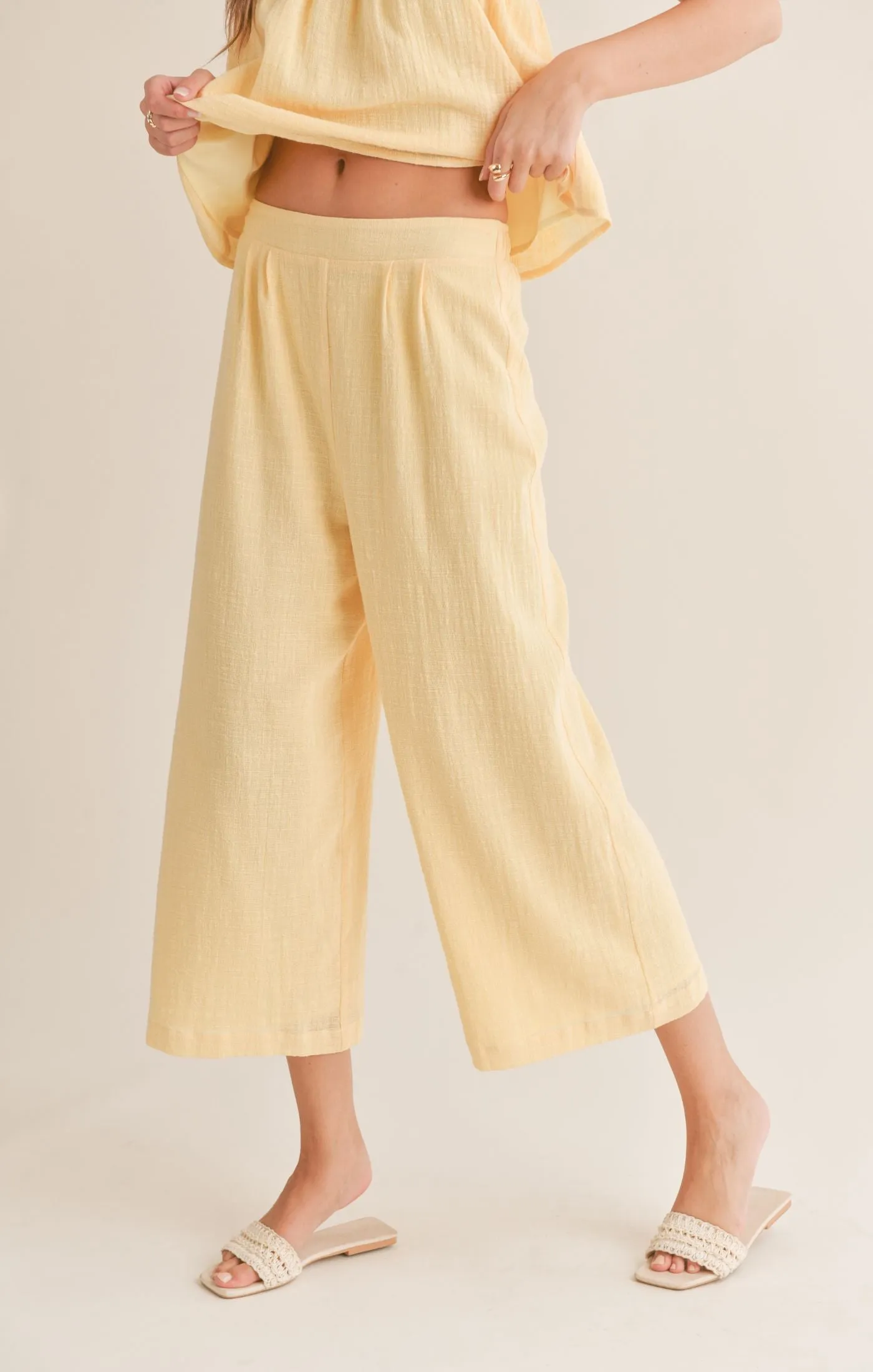 Bird Song Wide Leg Pants