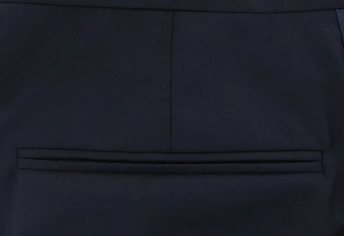 Brunello Cucinelli Navy Blue Pants