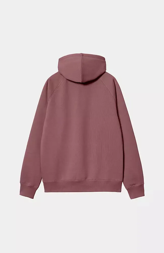 Carhartt Hodded chase sweat dusty fuchsia