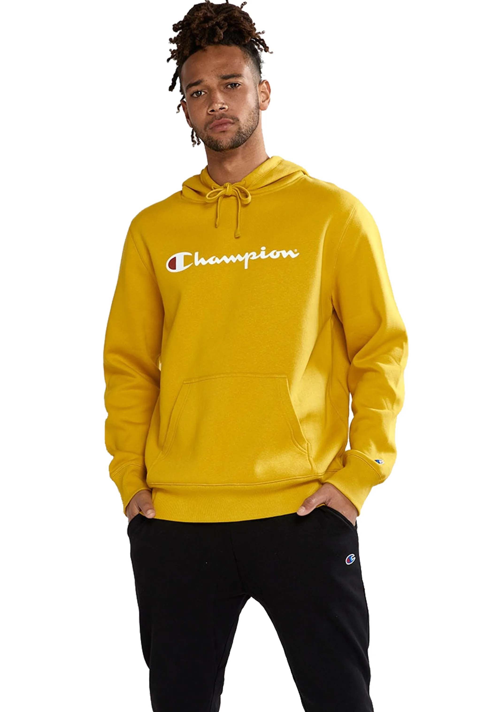 Champion Mens Script Hoodie <br> AY79N MPU