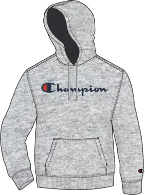 Champion Powerblend Screen Print Script Hoodie