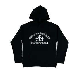 Chrome Hearts Hoodie Three Cross Embroidery