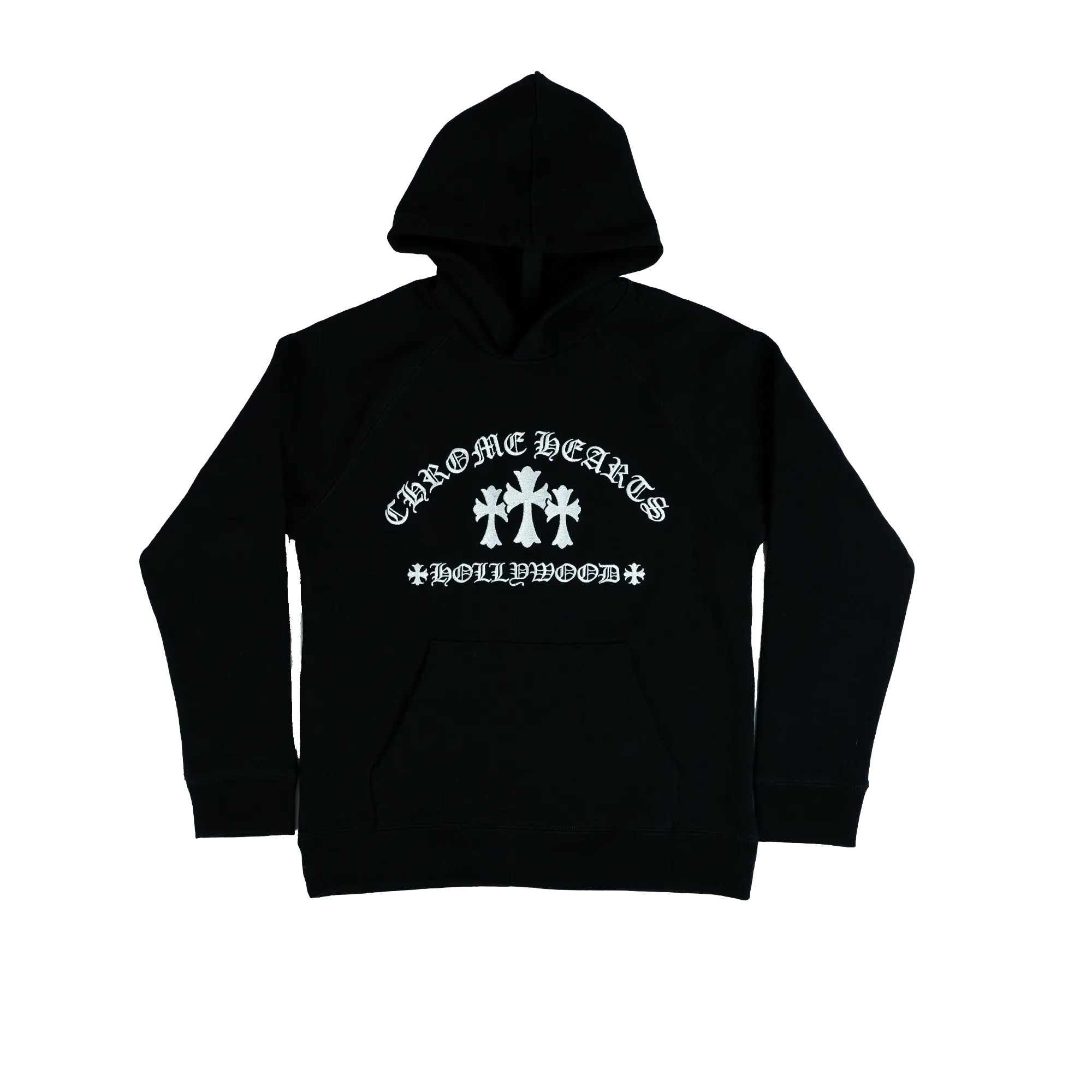 Chrome Hearts Hoodie Three Cross Embroidery