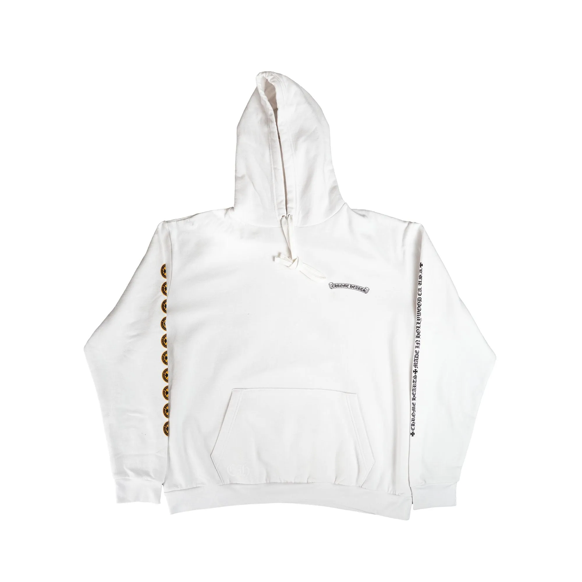 Chrome Hearts Vertical Hoodie White