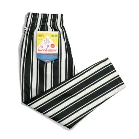 Cookman Chef Pants - Awning Stripe : Black