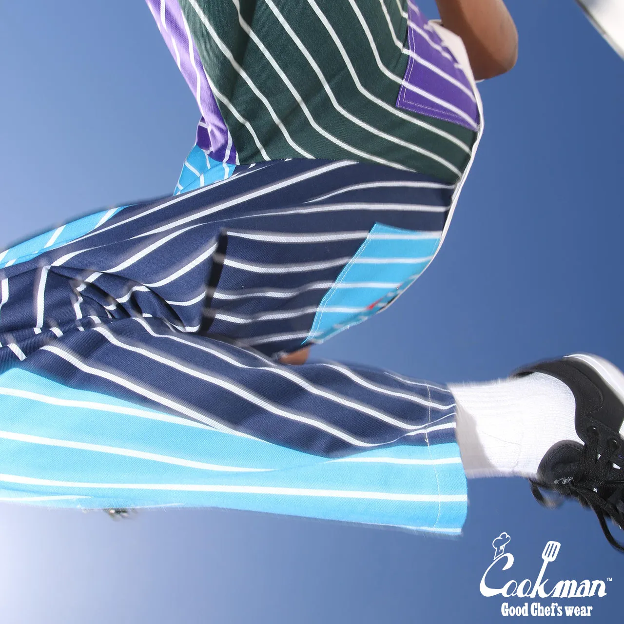 Cookman Chef Pants - Crazy : Stripes Cold