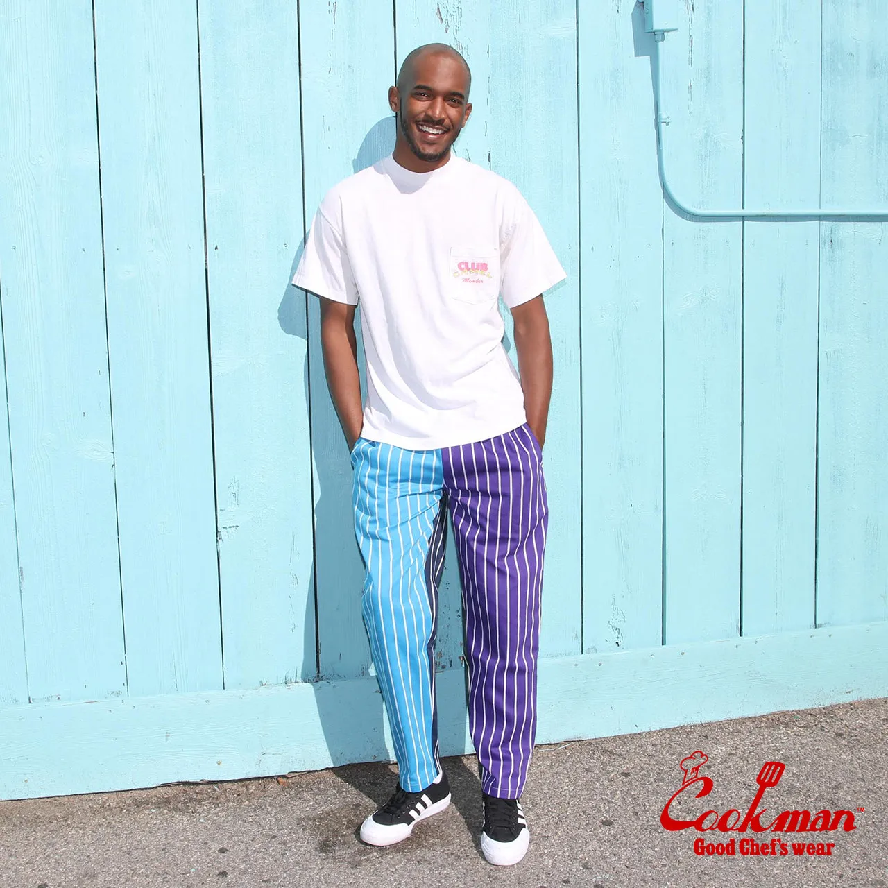 Cookman Chef Pants - Crazy : Stripes Cold