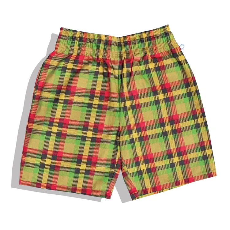 Cookman Chef Short Pants - Burger Plaid