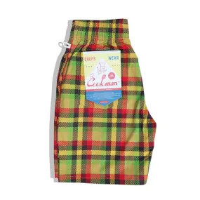 Cookman Chef Short Pants - Burger Plaid