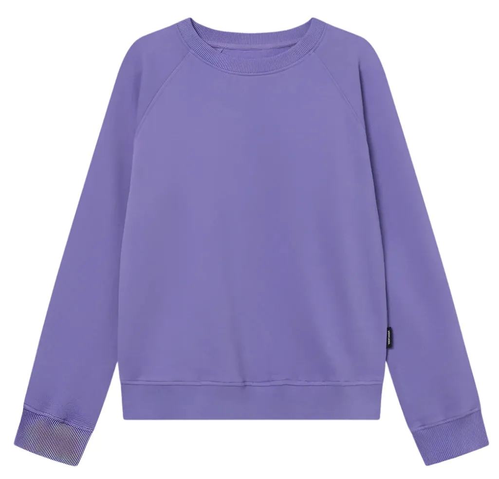 DEDICATED Ystad base sweatshirt paisley purple women