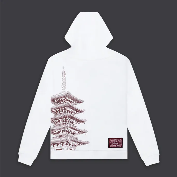 Dolly Noire Hoodie Bench Tokyo Oversize Hoodie SW178-SN-02 white