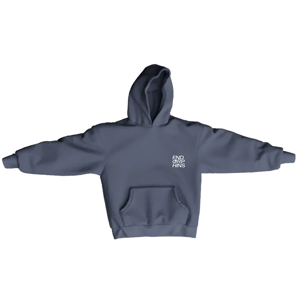 DROP 003 |  "EXPERIENCE THE RUNNERS HIGH" HOODIE | STACKED FRONT