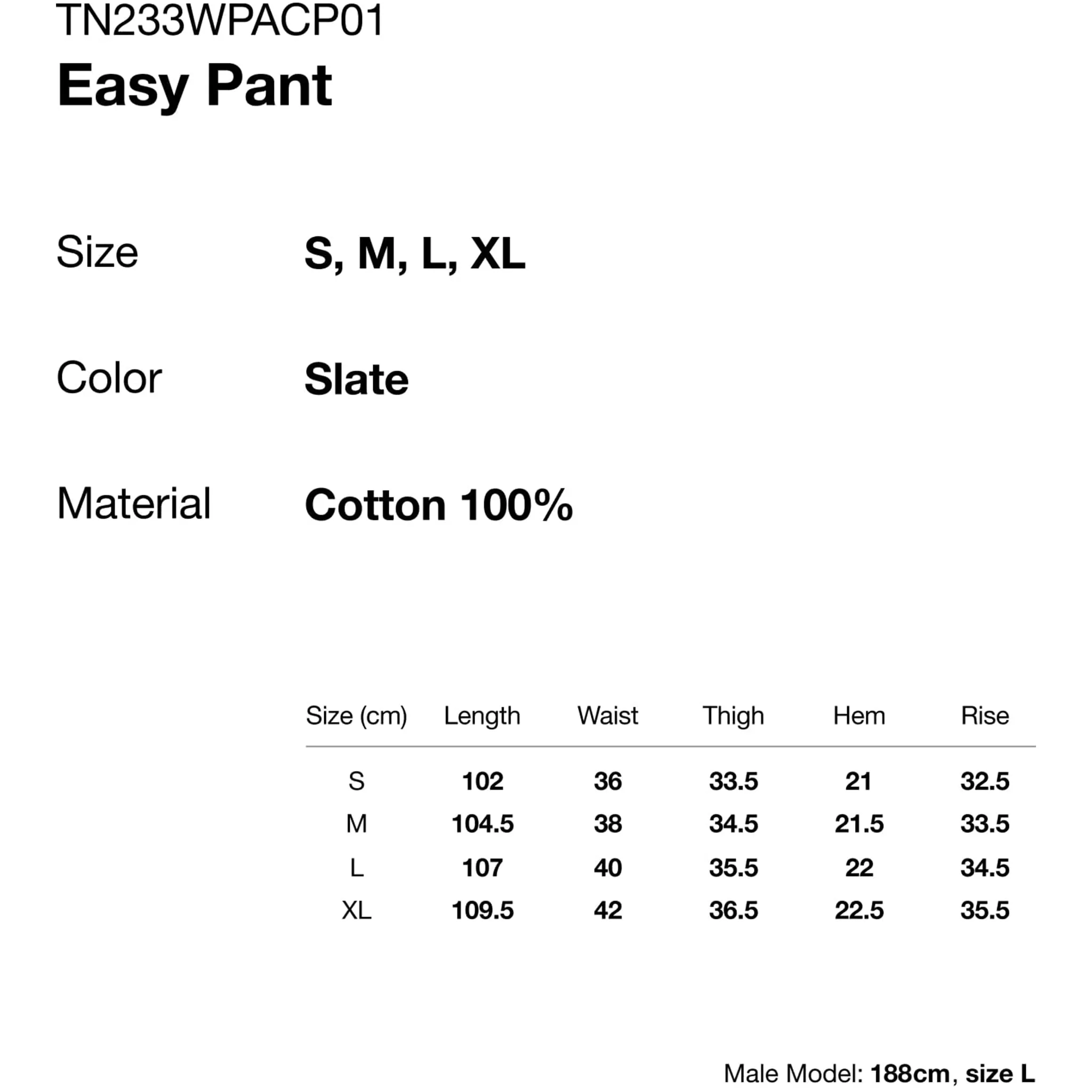 Easy Pant (Slate)