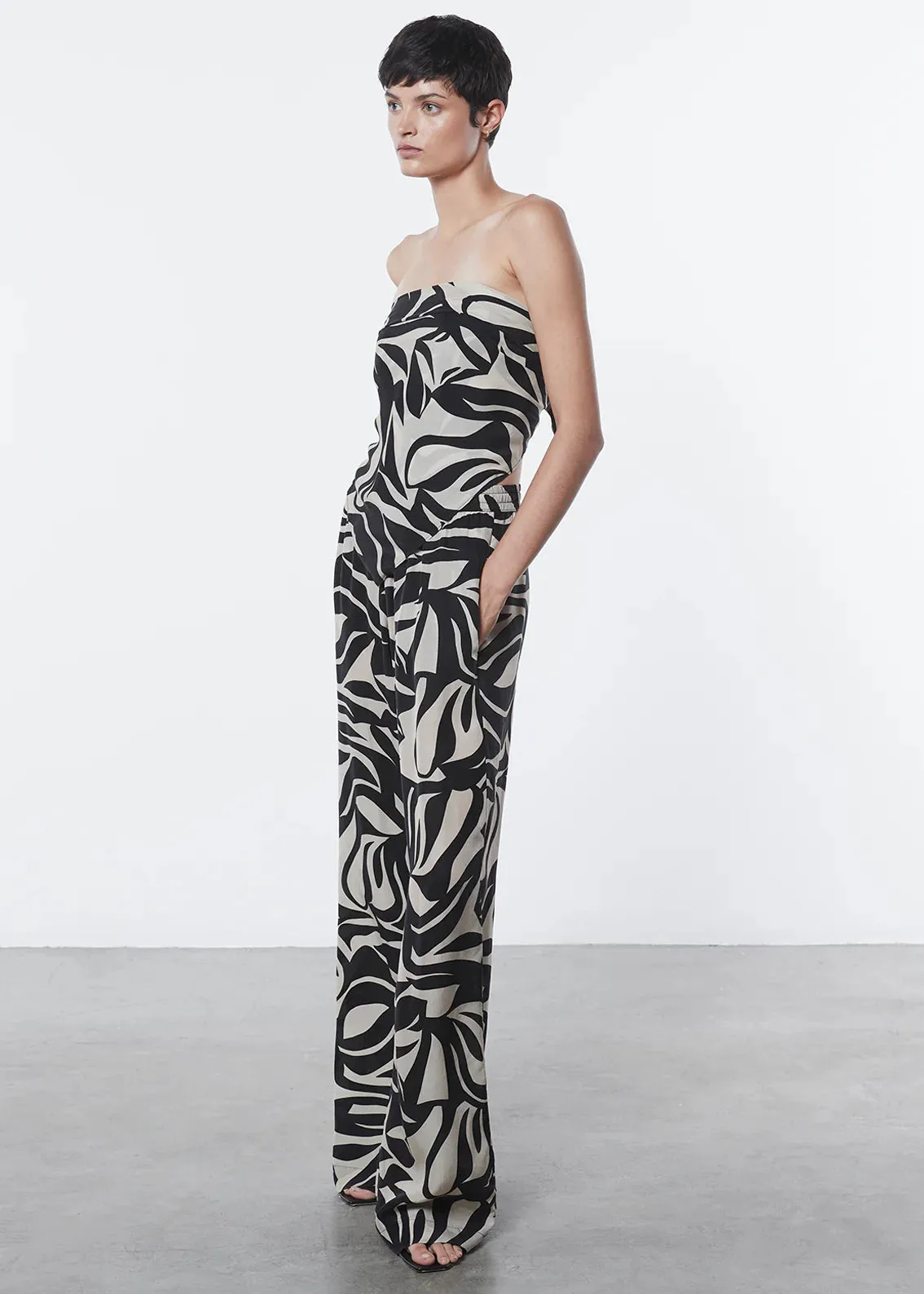 Enza Costa - Resort Pant - Abstract Tropical