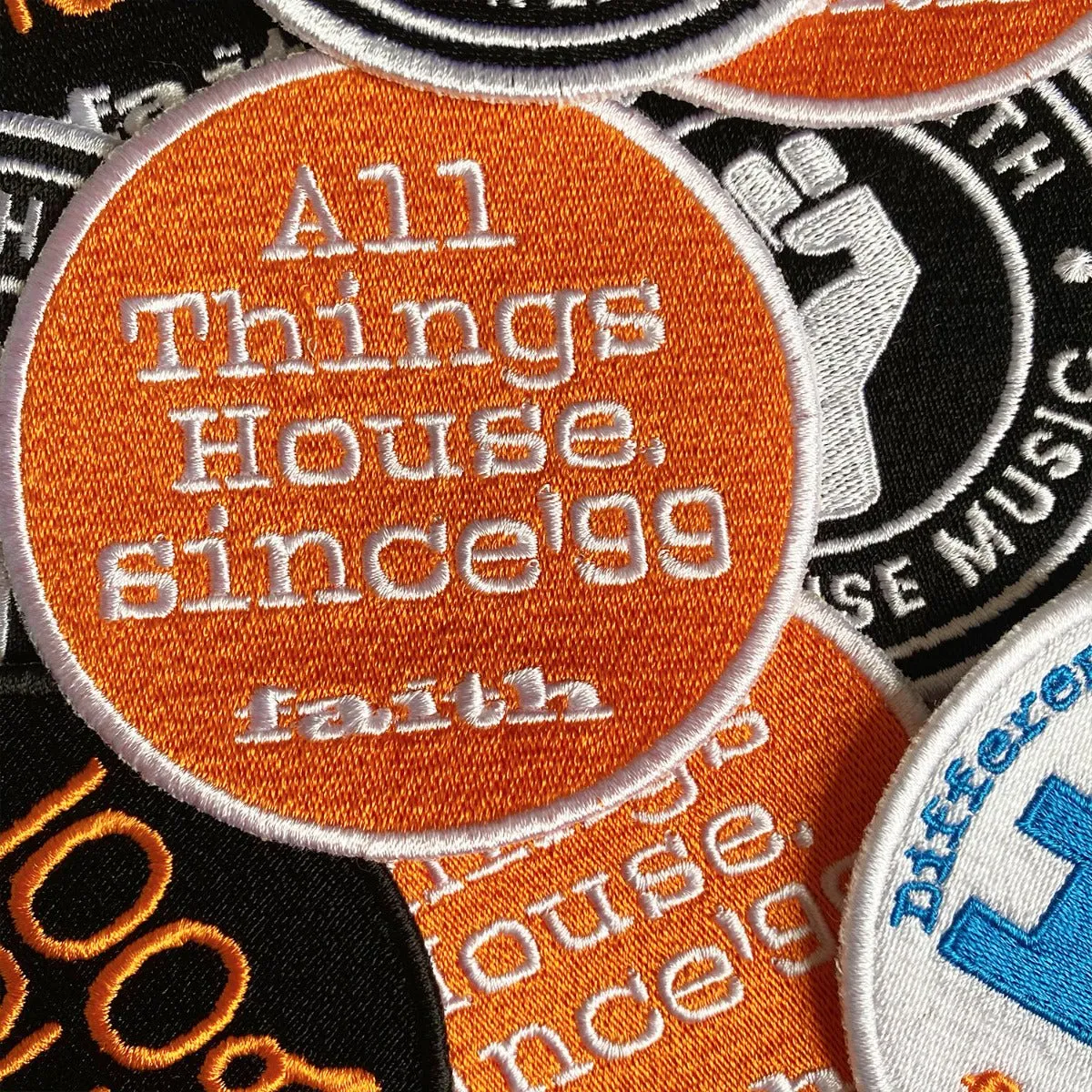 Faith All Things House Woven Patch