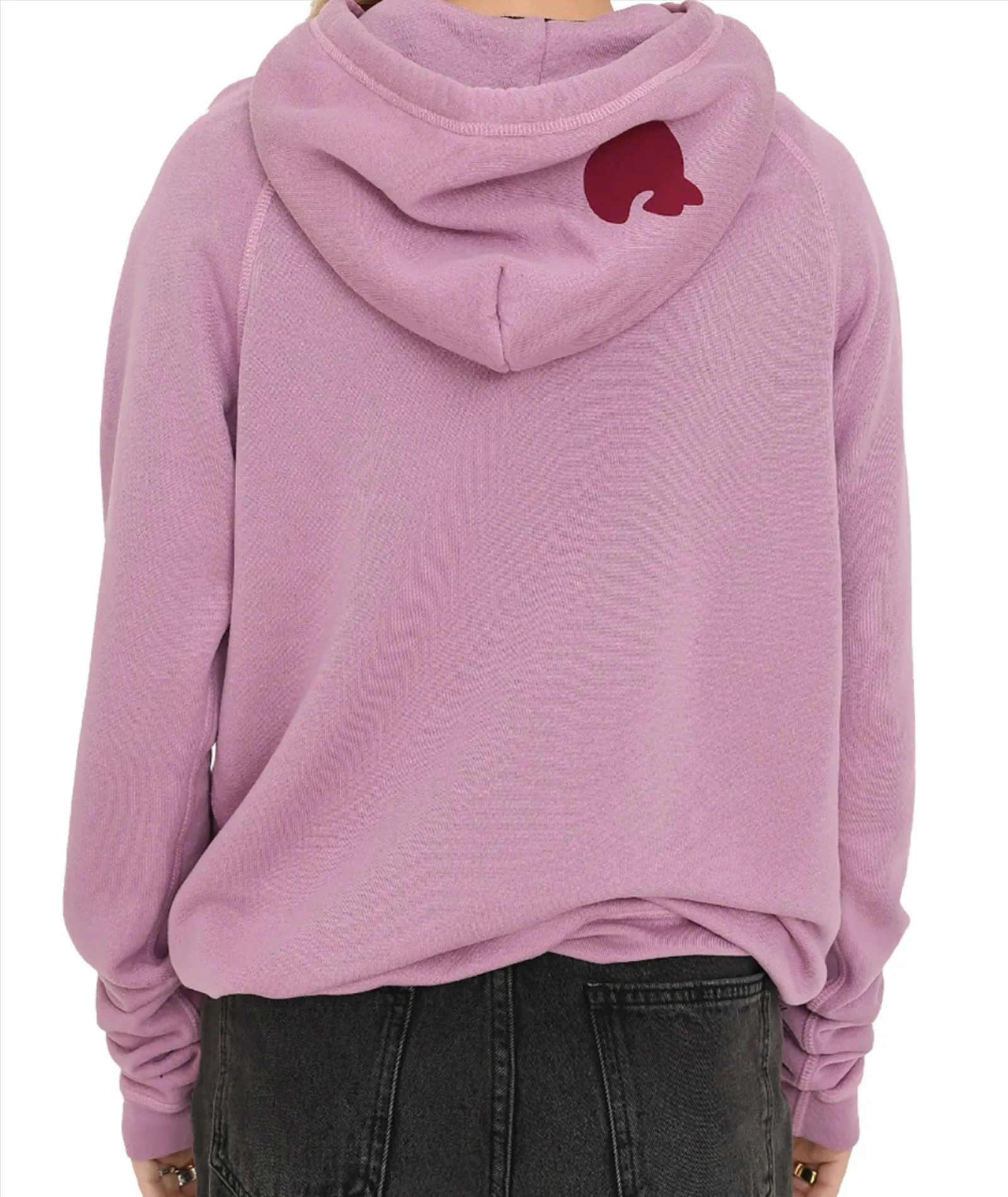 FREECITY Women Superfluff Lux Pullover Hoodie Petal