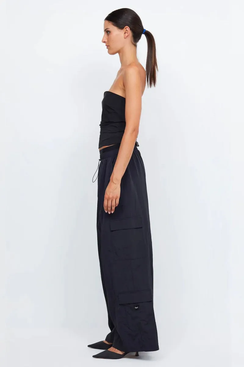 GAB DRAWCORD PANT-BLACK