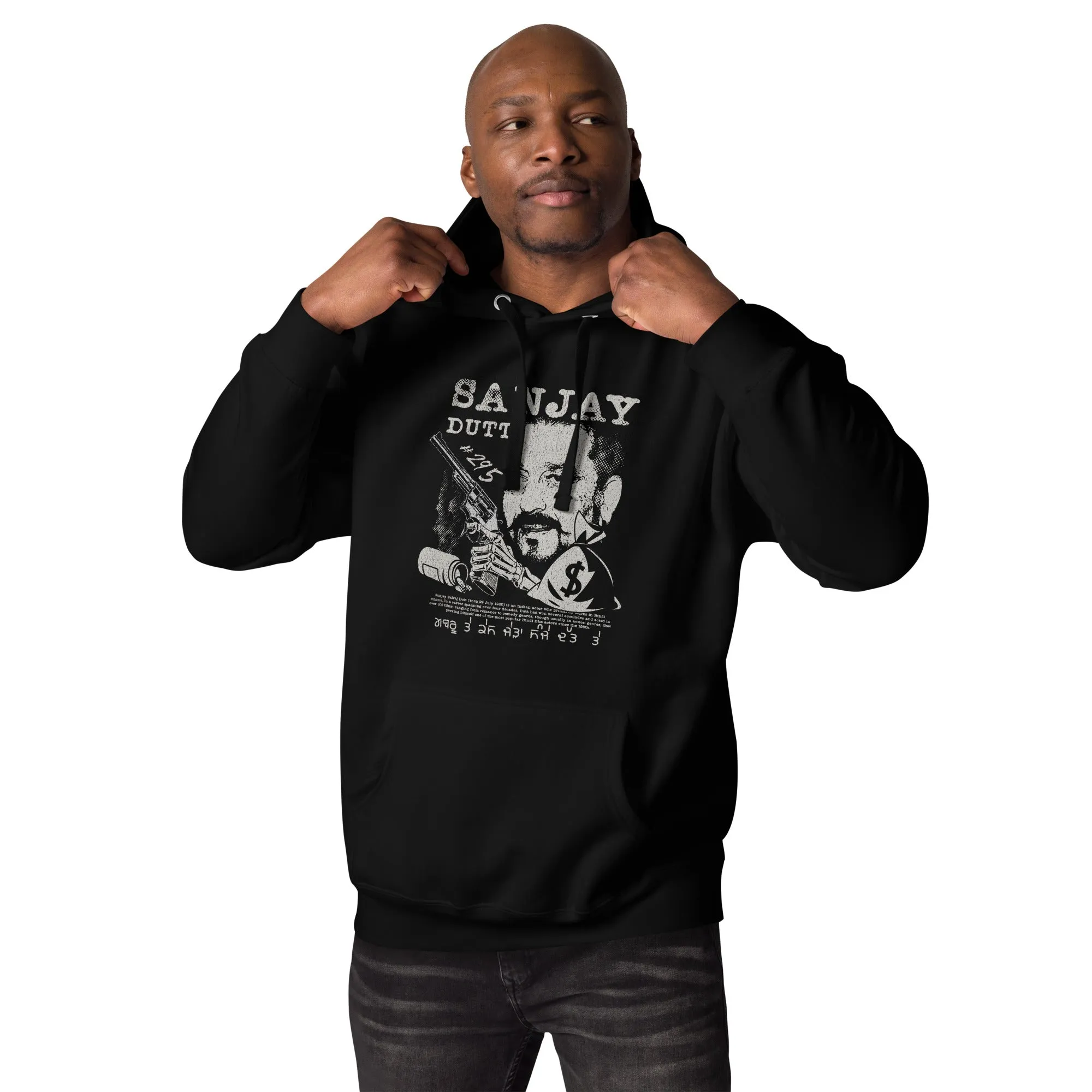 Gabru tey case jeda sanjy dutt tey black Unisex Hoodie