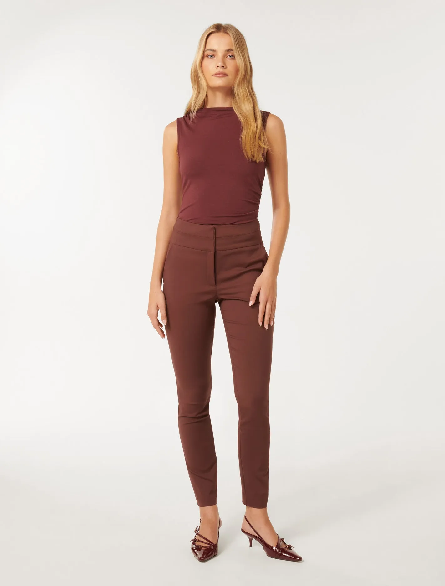 Georgia High Waist Full Length Pants