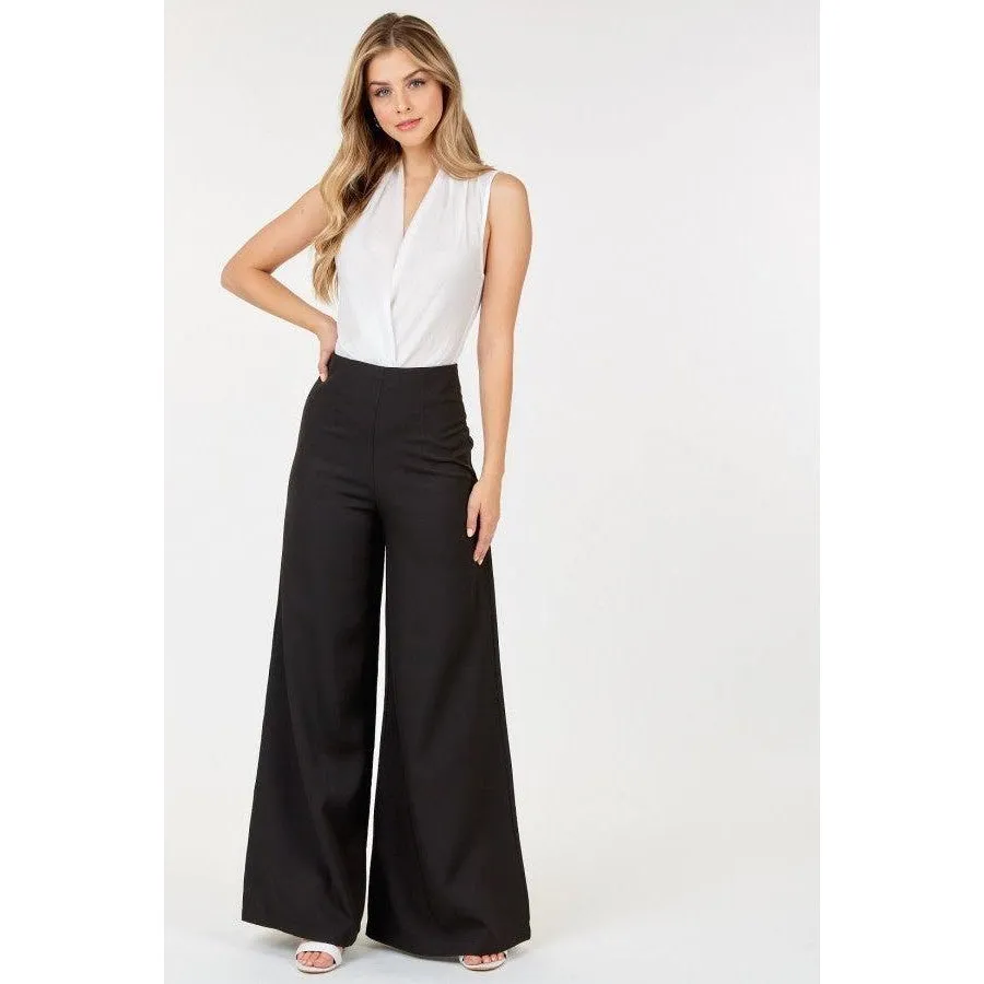 High Waist Wide Leg Flare Pants