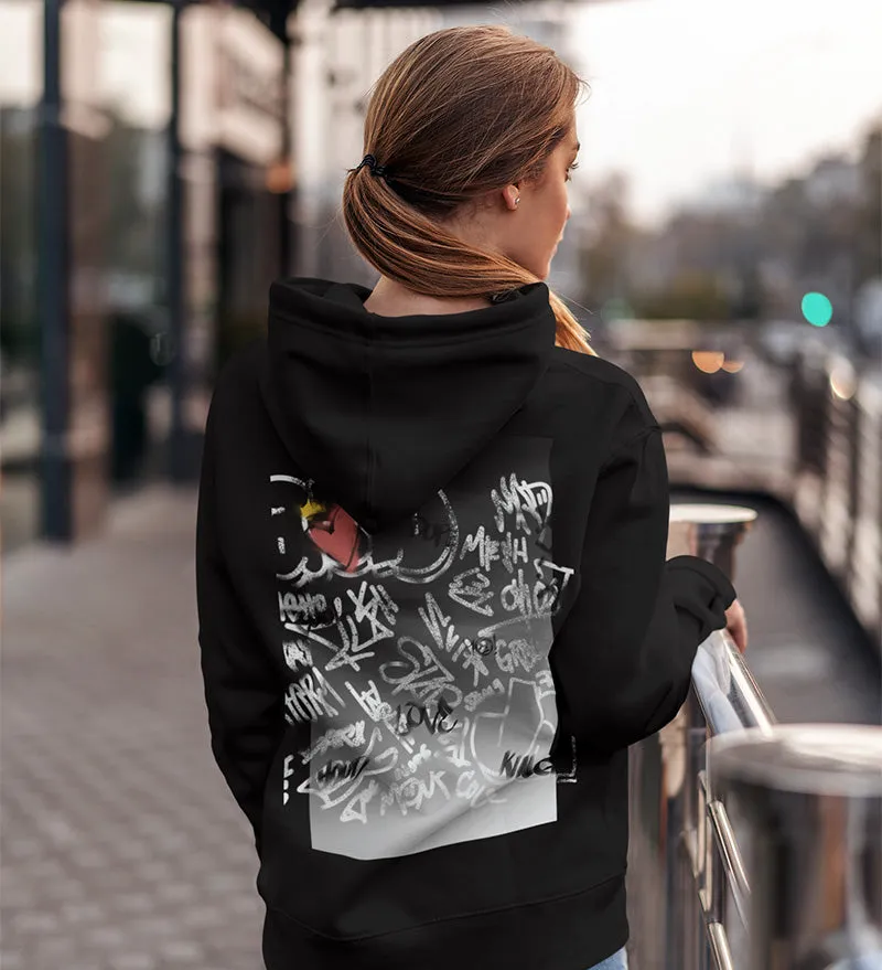 Hoodie "Graffiti Flowers"