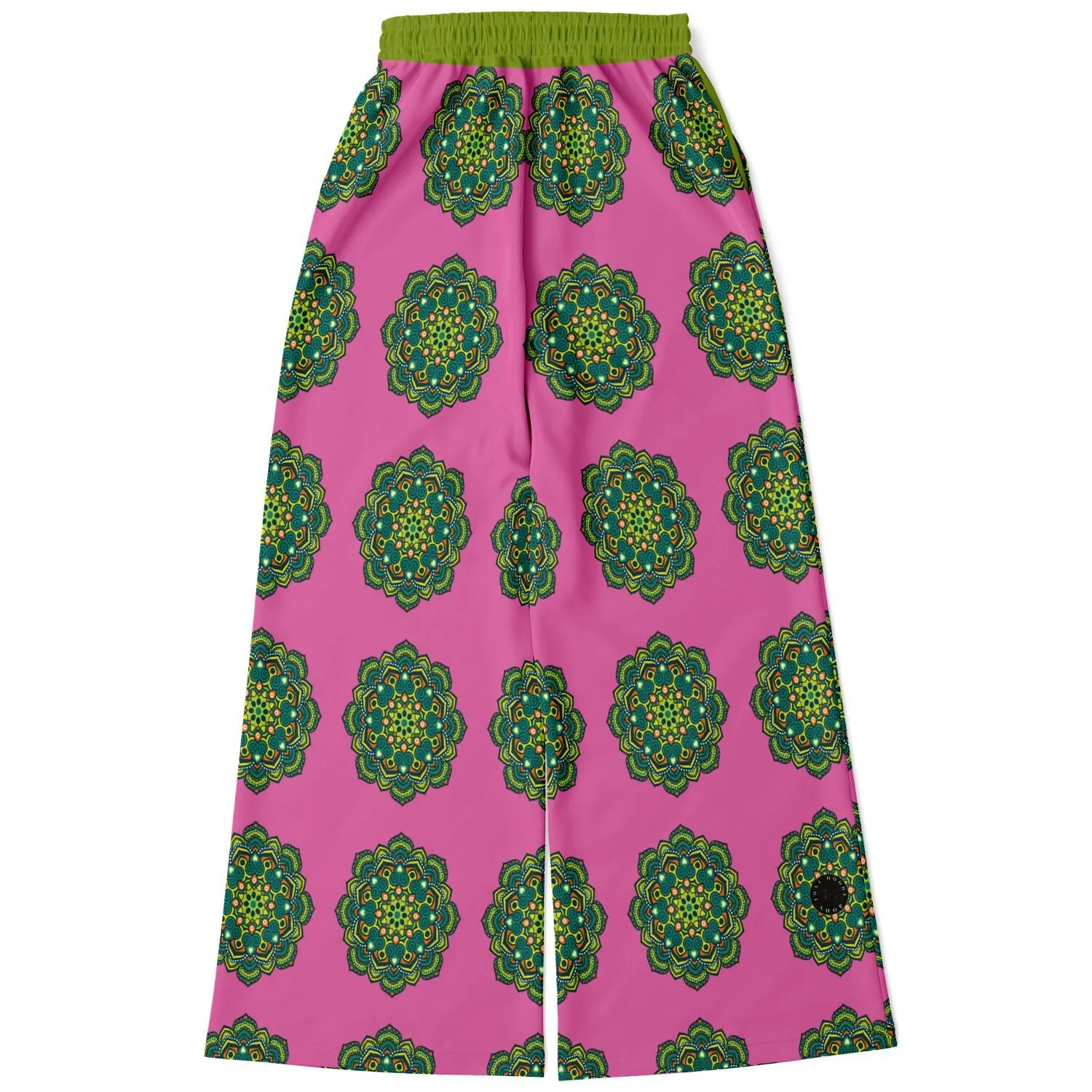 Jambalaya Pink Eco-Poly Stretchy Phat Bellbottoms