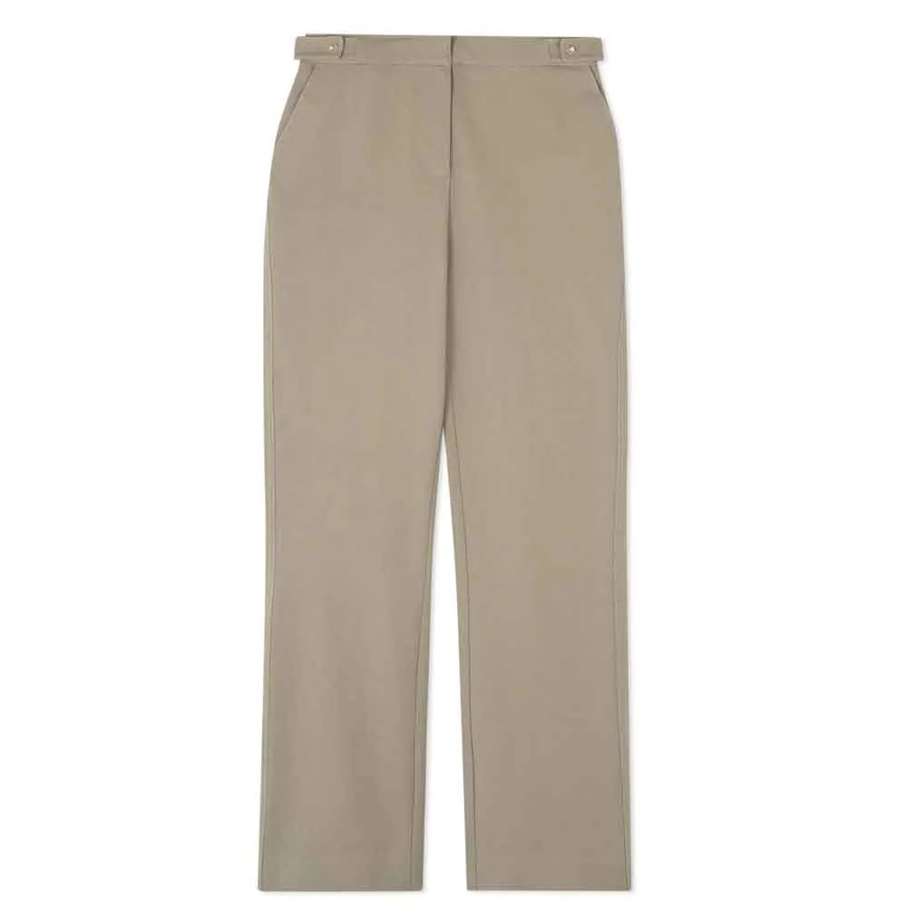 Jonathan Simkhai Samira Cotton Twill Cropped Pants