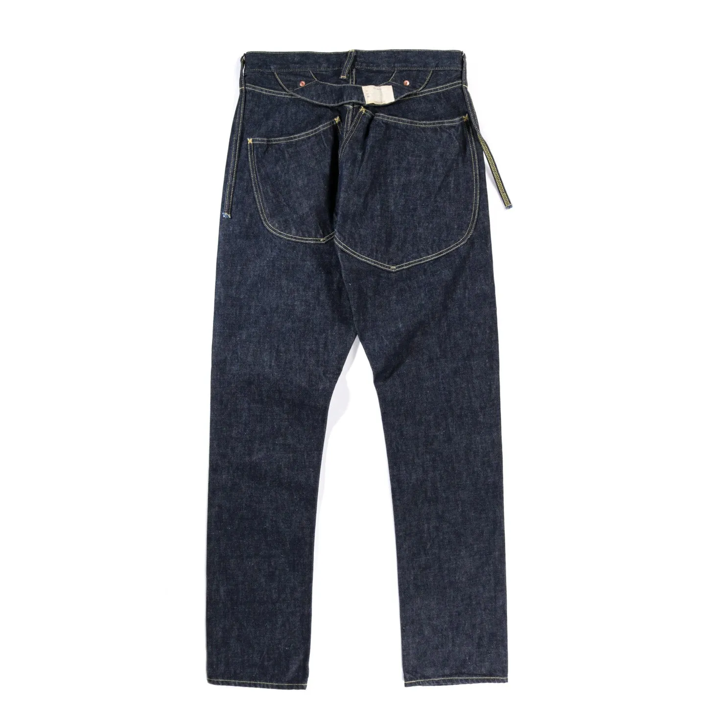 KAPITAL 14OZ DENIM RINGOMAN PANTS ONE WASH