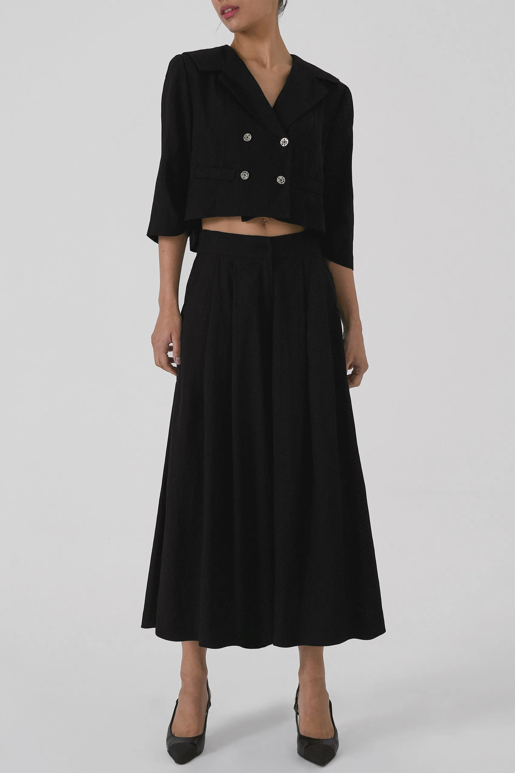 Karina Wide Pants, Black