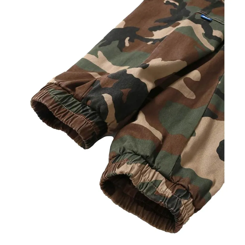 LAFAYETTE STRETCH JOGGER PANTS-WOODLAND CAMO