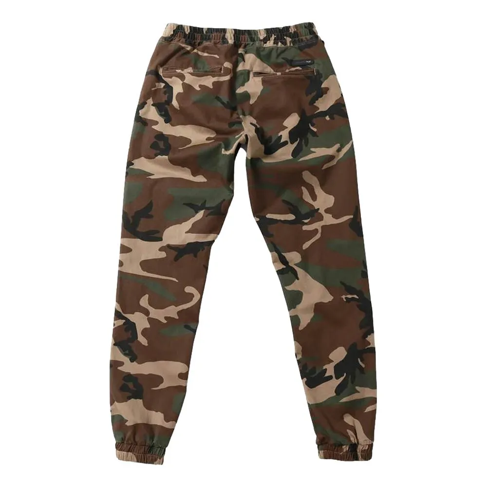 LAFAYETTE STRETCH JOGGER PANTS-WOODLAND CAMO