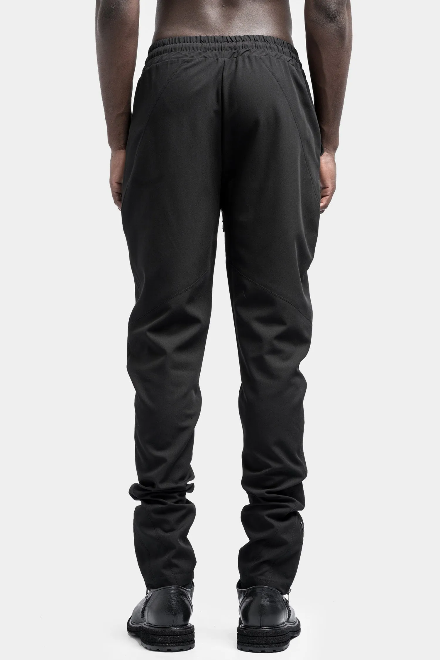 Leg zip pocket pants