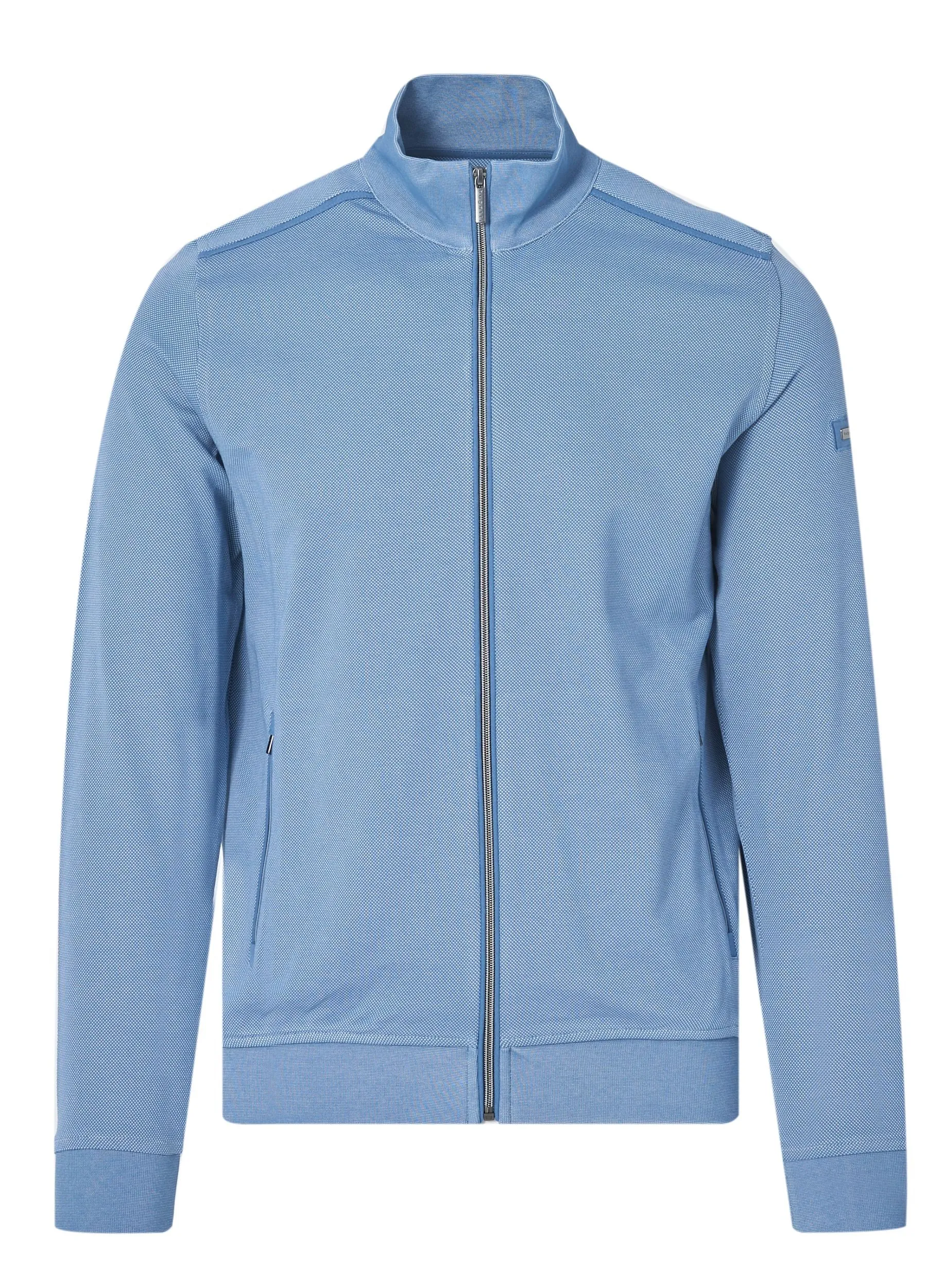 Long Sleeve Full Zip Knit 8750-35140 Blue